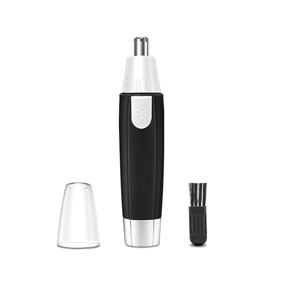 img 4 attached to 👃 YM HOME Painless Electric Nose Hair Trimmer – Portable Facial Hair Clippers for Men and Women. Battery-Operated Nose Hair Remover and Ear Hair Shaver