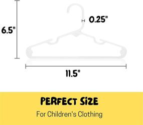 img 2 attached to Mr. Pen - 10 Pack Plastic Kids Hangers for Nursery, Closet, and Baby Clothes - Childrens Hangers, Small Hangers, Kids Hangers Plastic