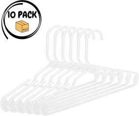 img 3 attached to Mr. Pen - 10 Pack Plastic Kids Hangers for Nursery, Closet, and Baby Clothes - Childrens Hangers, Small Hangers, Kids Hangers Plastic