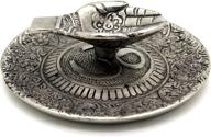 🕉️ govinda tibetan incense burner offering hands with om - 4.5" diameter x 1.25" height - improved seo логотип