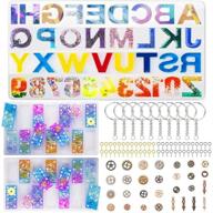 🎨 enhance your resin projects with joinap domino and letter silicone molds - 2-piece set logo