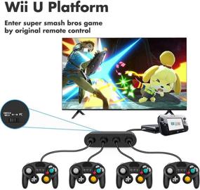 img 2 attached to ClouDream Switch Gamecube Adapter for Wii U, PC, and Switch - Plug-and-Play Choice for Super Smash Bros and Gamecube Controller