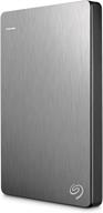 💾 seagate backup plus slim 1tb external hard drive: portable hdd for pc laptop and mac - silver, usb 3.0, adobe cc photography included logo