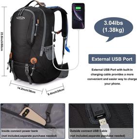 img 3 attached to 🧗 Waterproof Daypack for Climbing by G4Free