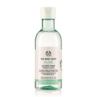 🌿 the body shop aloe calming toner - paraben-free facial toner, 8.4 fl. oz. logo