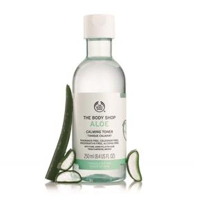 img 2 attached to 🌿 The Body Shop Aloe Calming Toner - Paraben-Free Facial Toner, 8.4 Fl. Oz.