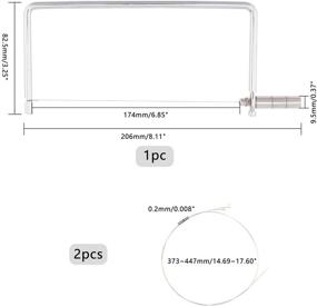 img 3 attached to 🔪 PH PandaHall Stainless Steel Soap String Cutter: Ultimate Tool for DIY Candles, Wax Cutting, and Soap Mold Making