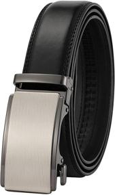 img 4 attached to Ratchet Automatic Black Trim Fit 35Mm Wide 005 110 TAN Men's Accessories for Belts