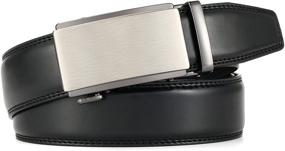 img 3 attached to Ratchet Automatic Black Trim Fit 35Mm Wide 005 110 TAN Men's Accessories for Belts