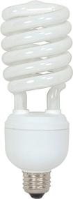 img 2 attached to 🌟 Satco S7334 40W (150W) 2600 Lumens Hi-Pro Spiral CFL Soft White 2700K Medium Base 120V Light Bulb, Energy Star