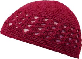 img 3 attached to 🧶 SSK Knit Kufi Hat - Shoe String King Koopy Cap - Crochet Beanie