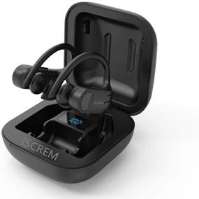 img 4 attached to 🎧 Беспроводные стереонаушники True Bluetooth Earbuds Headset TWS - 24 часа воспроизведения, встроенный микрофон, одиночная/парная модель - идеальны для велосипедных прогулок, бега, занятий спортом и вождения.