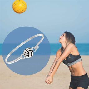 img 2 attached to 🏐 PammyJ Volleyball Bracelet for Girls - Top Volleyball Gift for Girls