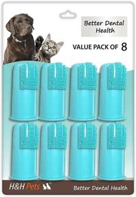 img 4 attached to 🐾 H&amp;H Pets Professional Dog Toothbrushes and Toothpaste: Best Cat &amp; Dog Finger Toothbrush with Size Options