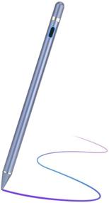 img 4 attached to 🖊️ Touch Screen Stylus Pens - Active Digital Pencil for iPad/iPad Pro/Air/Mini/iPhone/Other Tablets - Drawing & Writing (Haze Blue)