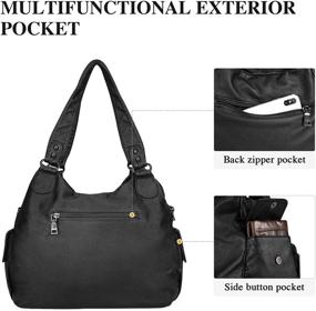 img 1 attached to UBORSE Satchel Handbag Crossbody Shoulder Women's Handbags & Wallets and Satchels