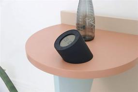 img 2 attached to ⏰ Gingko Edge Light Alarm Clock: Motion Activated Modes & Soft Dimmable Ambient Light, Rechargeable - Black