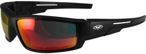 img 3 attached to 🕶️ Ultimate Protection and Style: Global Vision Sly Sport Padded Riding Sunglasses in Black with G-Tech Red Mirror Lens