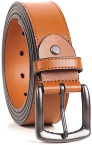 img 3 attached to Extra Long Belts Black Brown