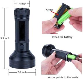 img 2 attached to 68-LED UV Flashlight Black Light, 395 NM Ultraviolet Blacklight Pet Urine Detector for Dogs/Cats and Dry Stains. Ideal for Home, Hotel, Camping, Leaks, Cosmetics. Compatible with Pet Odor Eliminator.