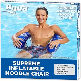 img 4 attached to 🌊 Aqua Gravity Lounge Chair: Inflatable Sports & Outdoor Play for Pools & Water Toys