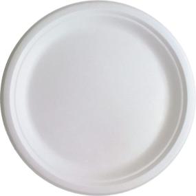 img 3 attached to Premium Quality 10” White Round Paper 🍽️ Plates - 100% Compostable, Heavy-Duty, 75-Plate Disposable Dinner Set