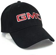 black baseball cap with gmc logo logo
