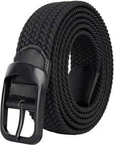 img 4 attached to Drizzte Casual Elastic Braided Stretchy Outdoor Recreation for Outdoor Clothing