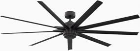 img 2 attached to Fanimation FPD8159BLW Odyn 84 💨 inch Ceiling Fan: Powerful, Versatile, and Stylish