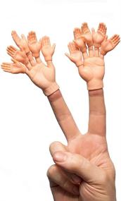 img 1 attached to 🖐️ Playful ACC Rubber Finger Hands Puppets: Add a Touch of Fun to Your Fingers!