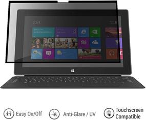 img 3 attached to 🔒 Улучшенная конфиденциальность для Surface Book 2: Air Mat 13" Съемный защитный экран для ноутбука