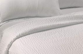 img 4 attached to 🏨 Courtyard by Marriott Textured Coverlet - Exclusively Designed Lightweight Queen-size Wash-Activated Ripple Texture Bedspread in White