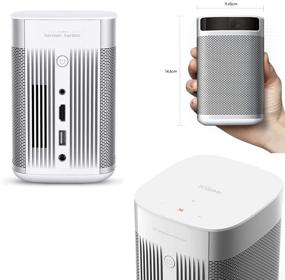 img 3 attached to 🎥 XGIMI MoGo Pro: Ultimate Full HD Mini Smart Projector with WiFi/Bluetooth and Harman/Kardon Speaker - 300 ANSI Lumen Indoor/Outdoor Theater Experience