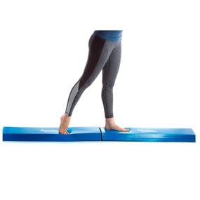 img 2 attached to 🤸 Aeromat Elite Blue Balance Beams - Set of 2 - 36-Inch Length x 2.5-Inch Height x 6.5/8.5-Inch Width - Ideal for Balance Training and Regaining Foot Functions - One Size