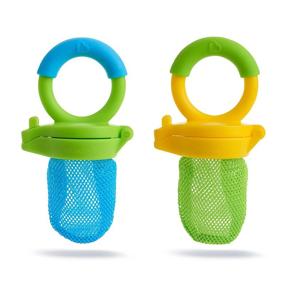 img 4 attached to Review: Munchkin Fresh Food Feeder - 2 Pack, Blue/Green - Affordable & Convenient