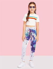 img 2 attached to Colorful Boys' Elastic Sportswear Clothing and Pants by UNIFACO