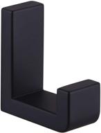 robe towel hook matte black – stylish and functional stainless steel hanger for bathroom, kitchen, or office logo