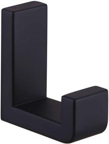 img 4 attached to Robe Towel Hook Matte Black – Stylish and Functional Stainless Steel Hanger for Bathroom, Kitchen, or Office