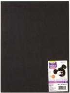 🖤 darice foamies extra thick black foam sheet - 6mm thickness, 9x12 inches (10-pack) - 1199-21 logo