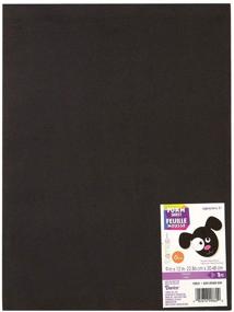 img 1 attached to 🖤 Darice Foamies Extra Thick Black Foam Sheet - 6mm Thickness, 9x12 inches (10-Pack) - 1199-21