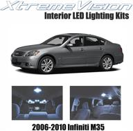 💡 upgrade your infiniti m35 2006-2010 with cool white xtremevision interior led kit: 8 pieces + installation tool logo