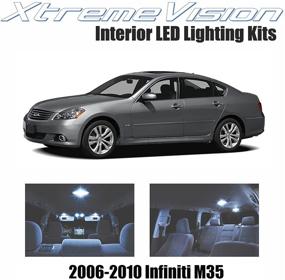 img 4 attached to 💡 Upgrade Your Infiniti M35 2006-2010 with Cool White Xtremevision Interior LED Kit: 8 Pieces + Installation Tool