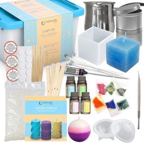 img 4 attached to 🕯️ Candle Making Kit: Scented Candle DIY Set with Wax and Accessories - Create Beautiful Colored Soy Candles Easily