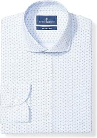 img 4 attached to Dapper and Distinguished: Buttoned Down Cutaway Diamond Pattern Men's Shirts