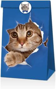 img 2 attached to 🐱 Cute Cat Bag: Fun-filled Kitty Cat Party Supplies for Kids, Home, Classroom, or Baby Shower (24 Pack)