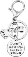 tisda his/her angel: 👼 daddy/mommy memorial necklace, stainless steel pendant logo