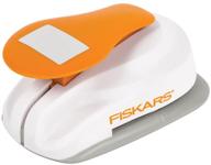📅 fiskars lever punch rectangle planner punch 1.5 x 2 &amp; 7/16 inch: efficient and precise tool for your planning needs logo