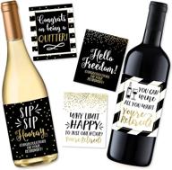 🍷 fun retirement party wine labels for men and women - perfect decoration supplies for early retirees from various professions - nurses, police, firefighter, military, teachers, and more! логотип