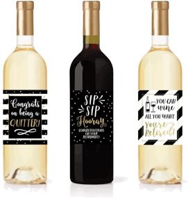 img 3 attached to 🍷 Fun Retirement Party Wine Labels for Men and Women - Perfect Decoration Supplies for Early Retirees from Various Professions - Nurses, Police, Firefighter, Military, Teachers, and More!