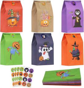 img 4 attached to 🎃 Halloween Pieces Sealing Stickers by STEFORD